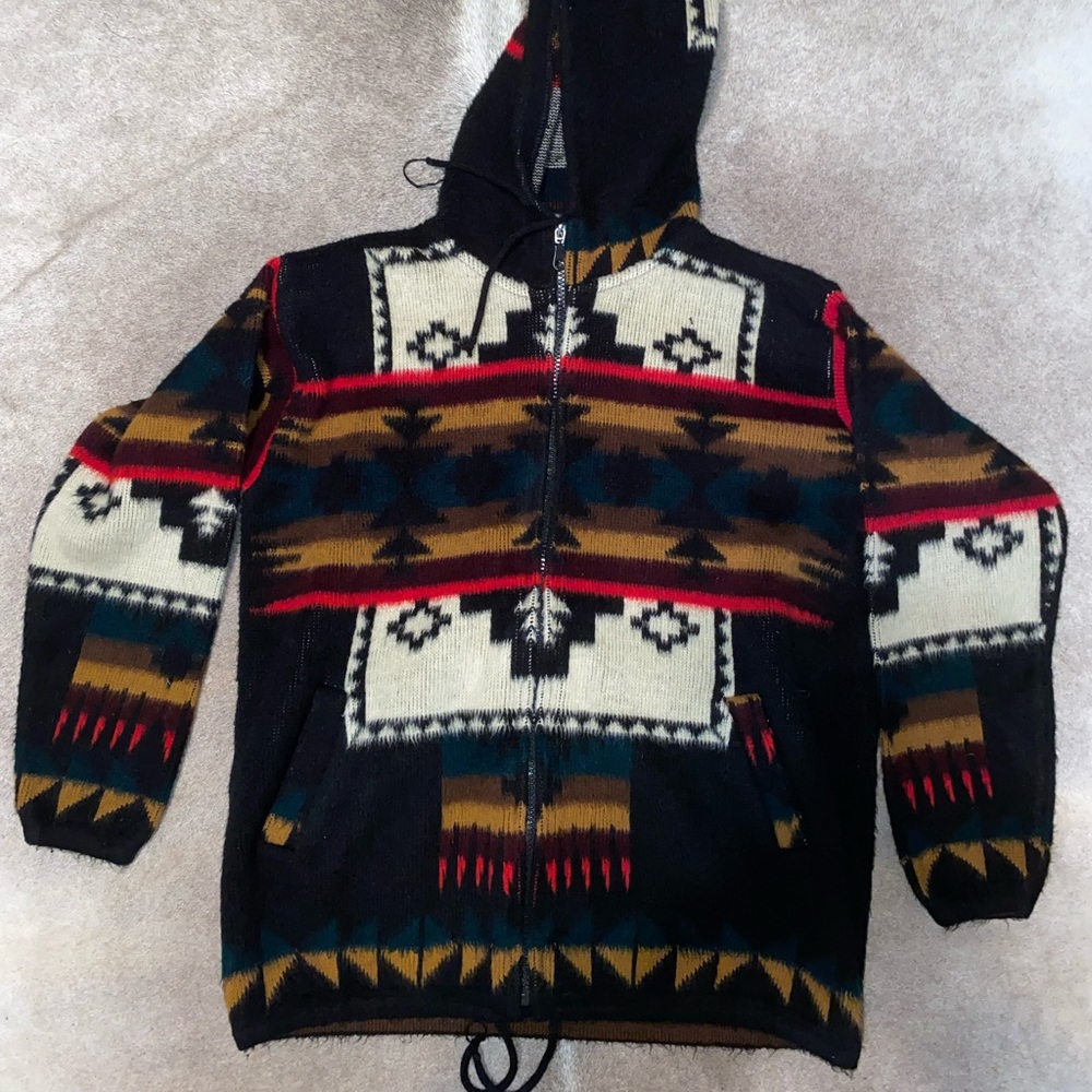 Aztec wool jacket